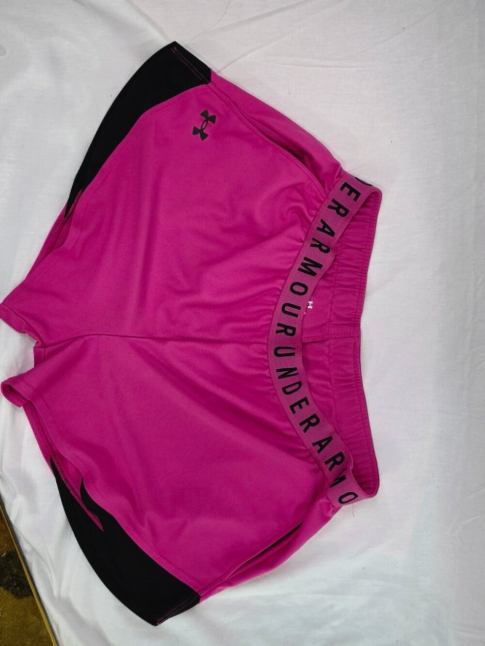 Under Armour Hot Pink 2-in-1 Running Shorts XL